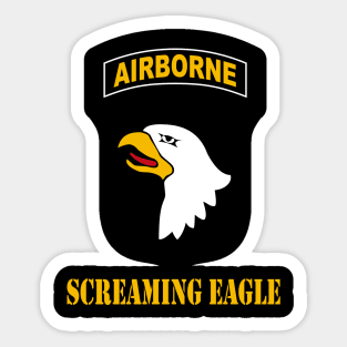 101st Airborne Division Screaming Eagle - 101st Airborne Veteran Sticker